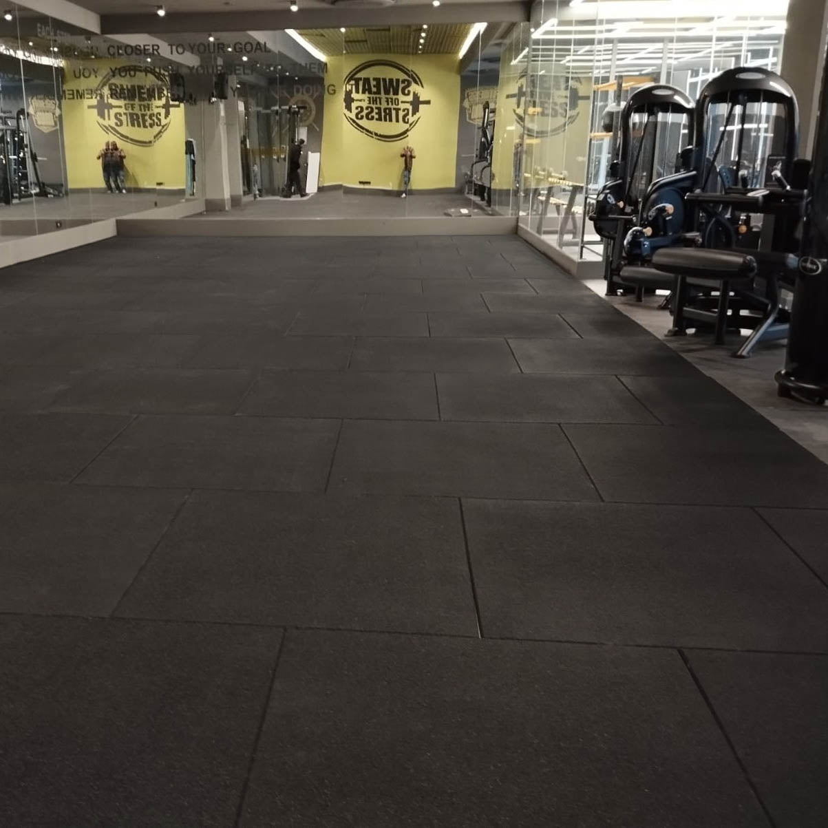 MOSAIK PRO-MAX - Pro max: sala de fitness para suelos industriales y garajes.