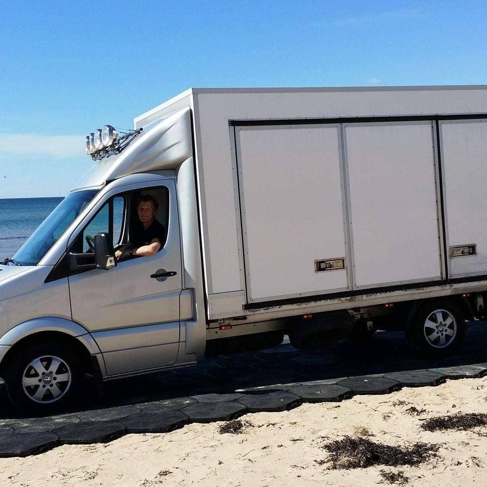 Installation plage de sol pvc