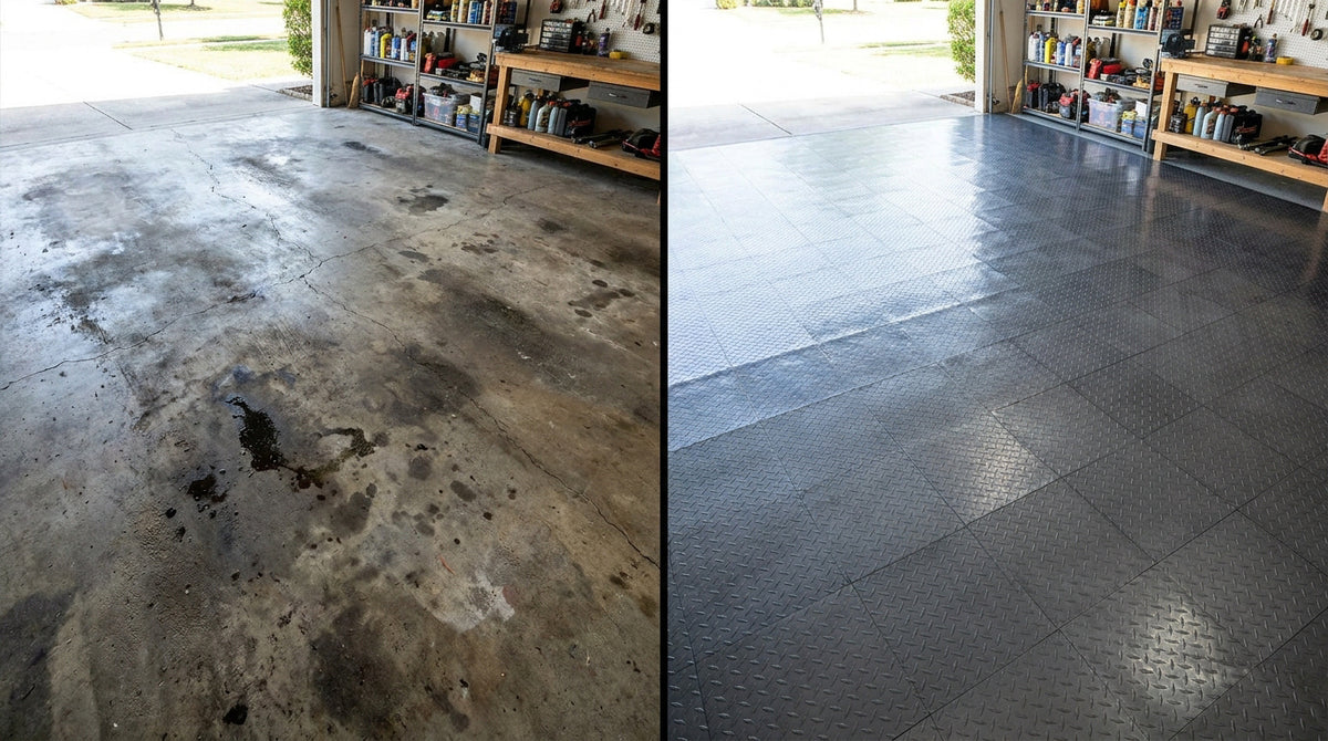 Rénovation de sol de garage : photos avant-après et budget
