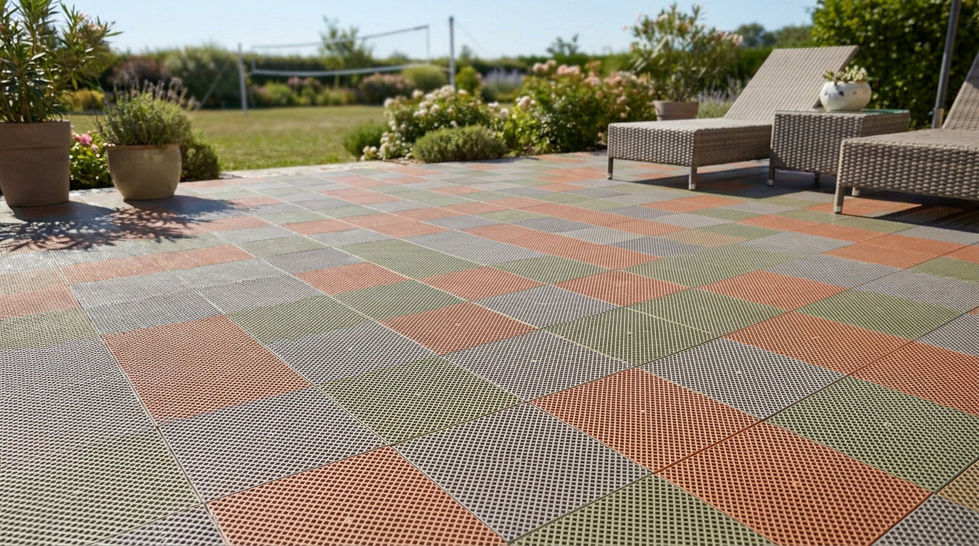Les avantages de la dalle clipsable en polypropylène pour l'extérieur