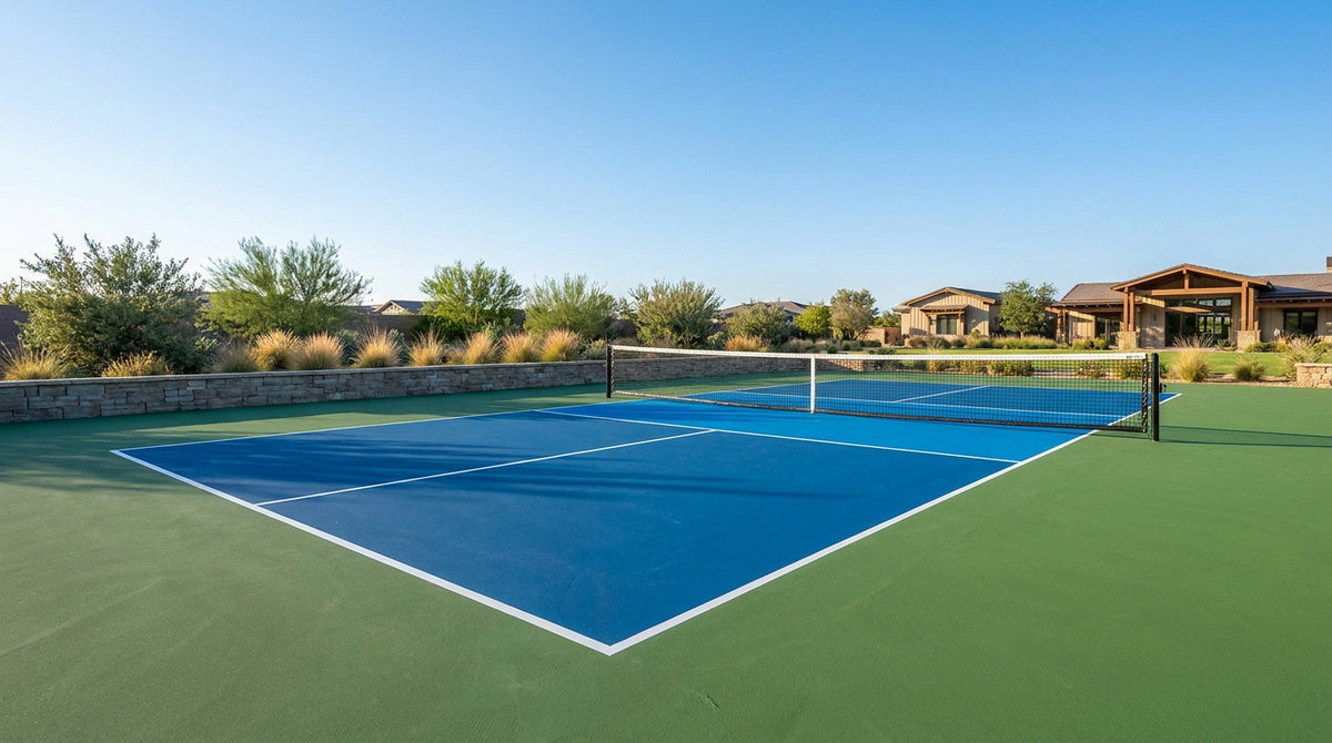 Quel est le prix d'un terrain de pickleball extérieur ?