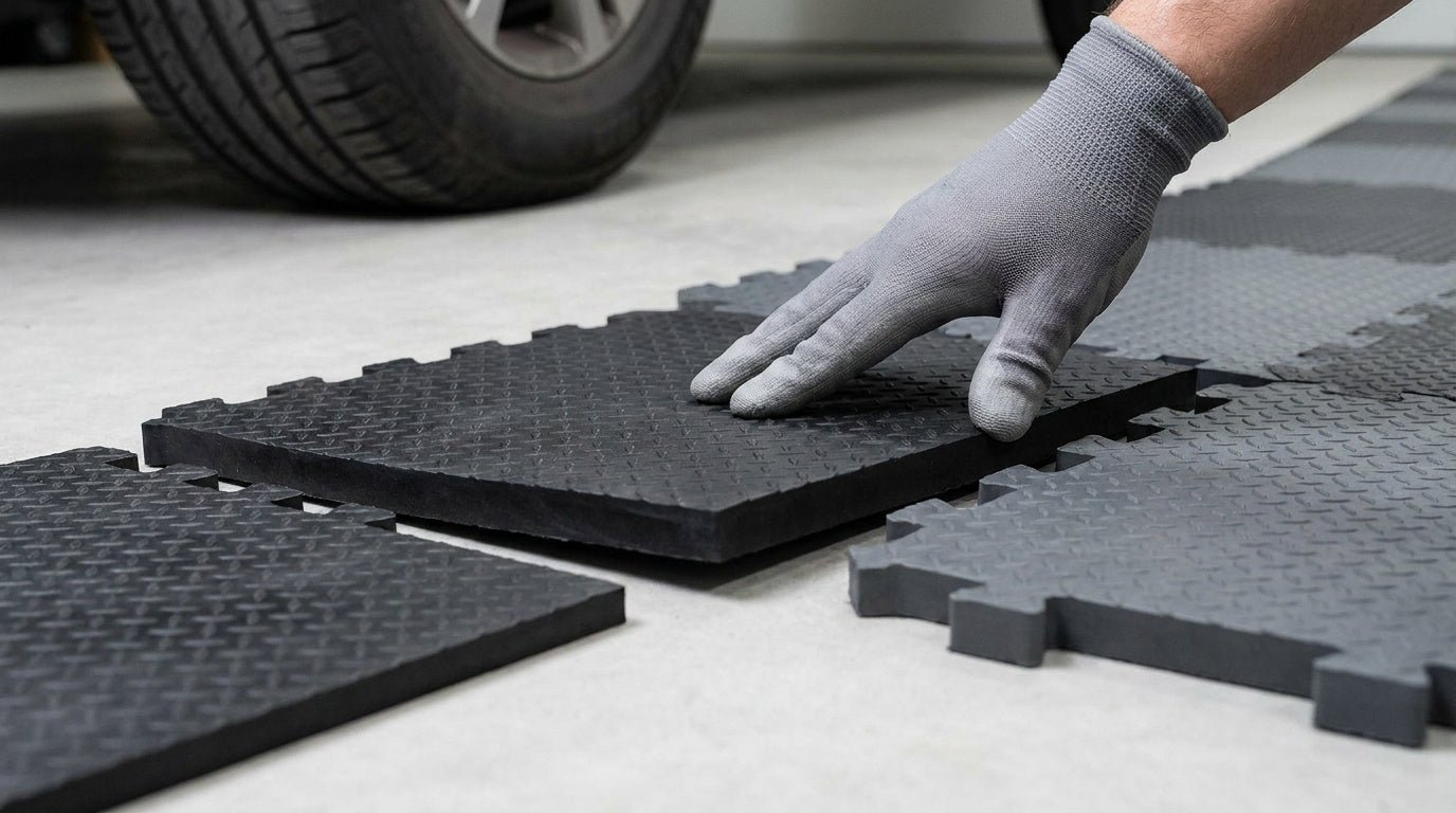 Quelle épaisseur choisir pour vos dalles PVC de garage ?