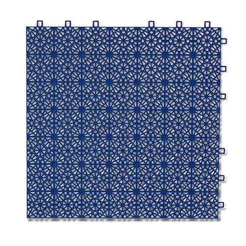Dalle multisport clipsable Bergo Ultimate — bleu foncé · terrain de sport intérieur ou extérieur