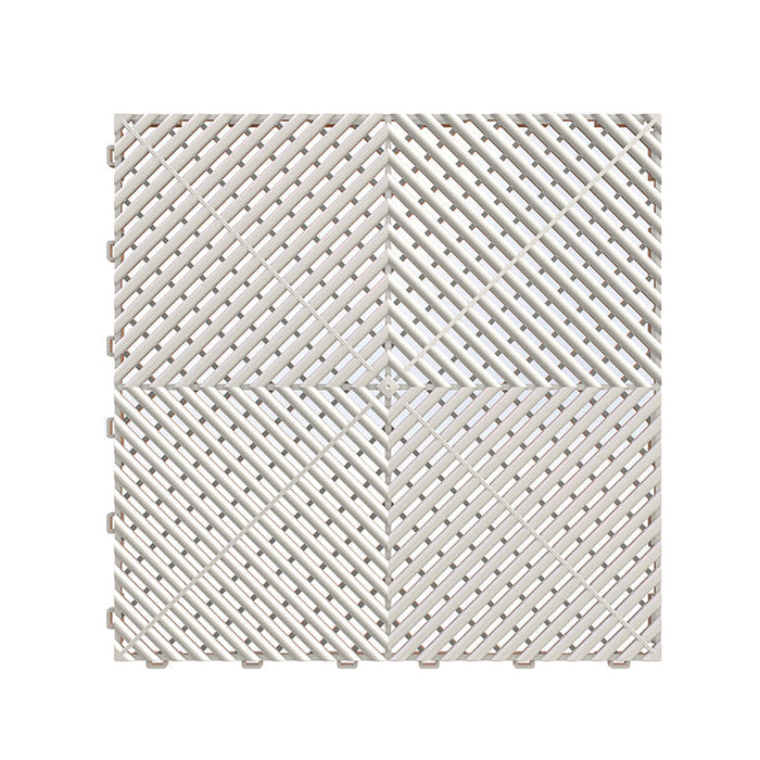 Dalle de garage ajourée Mosaik AERO blanche · sol de garage ventilé