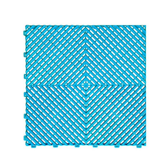 Dalle de garage ajourée Mosaik AERO bleu ciel · sol de garage ventilé