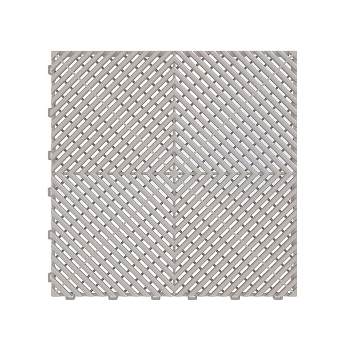 Dalle de garage ajourée Mosaik AERO — gris · sol de garage ventilé
