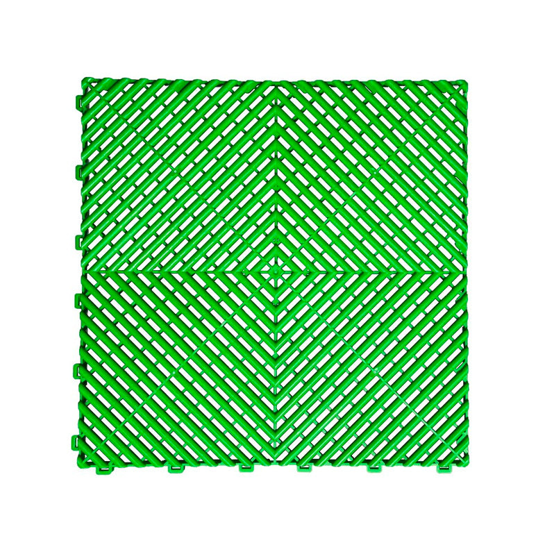LIQUIDACIÓN DE MOSAIK-AERO - Losetas perforadas para garaje VERDE - MOSAIK AERO verde para suelos industriales y garajes.