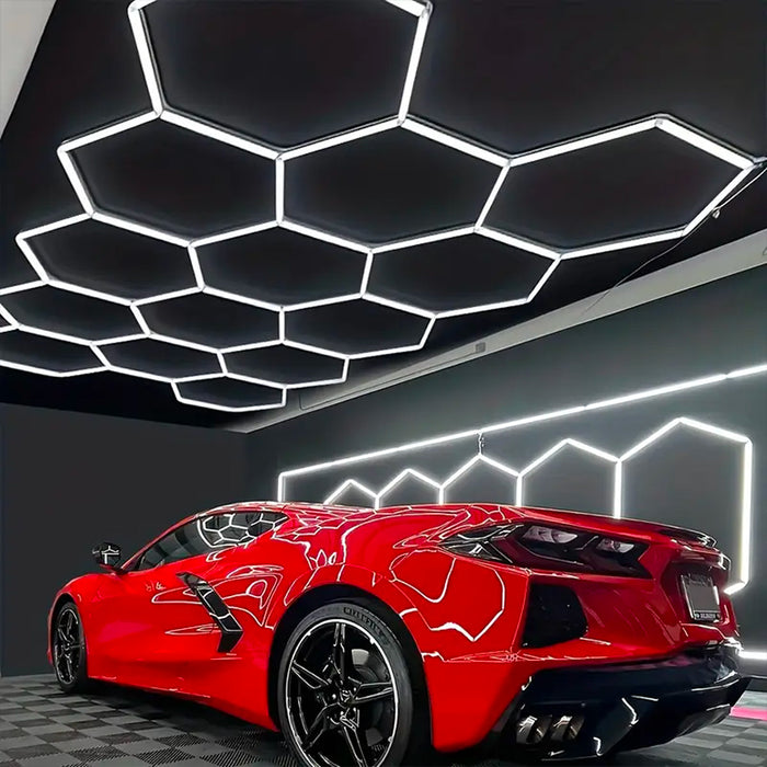 Plafonnier LED pour garage — vue 3 · éclairage d'atelier