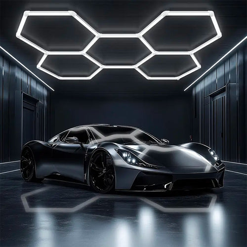 LED-Deckenleuchte für die Garage – Ansicht 2 · Werkstattbeleuchtung