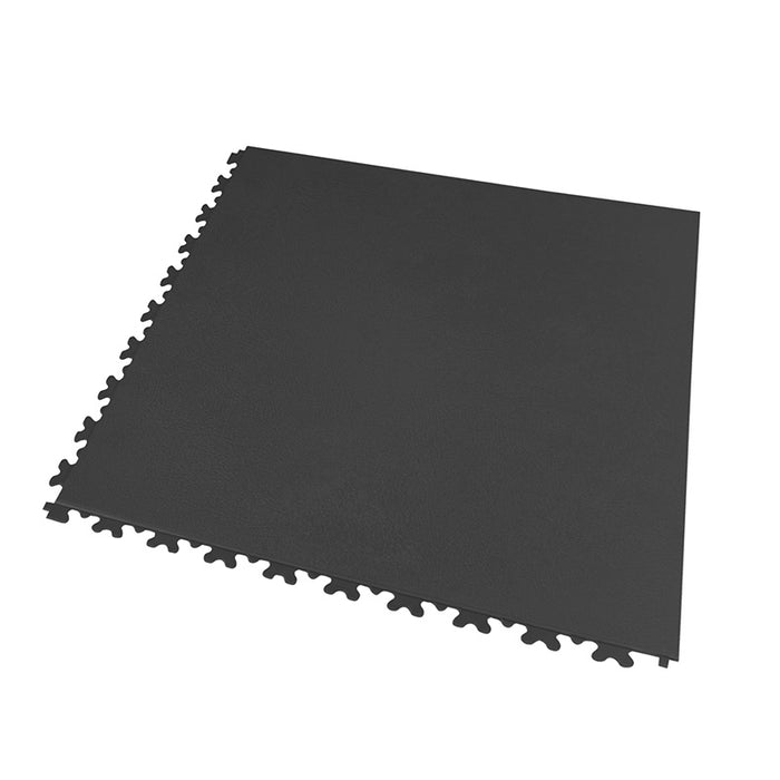 Dalle PVC noire à joints invisibles 5 mm · sol continu, déstockage