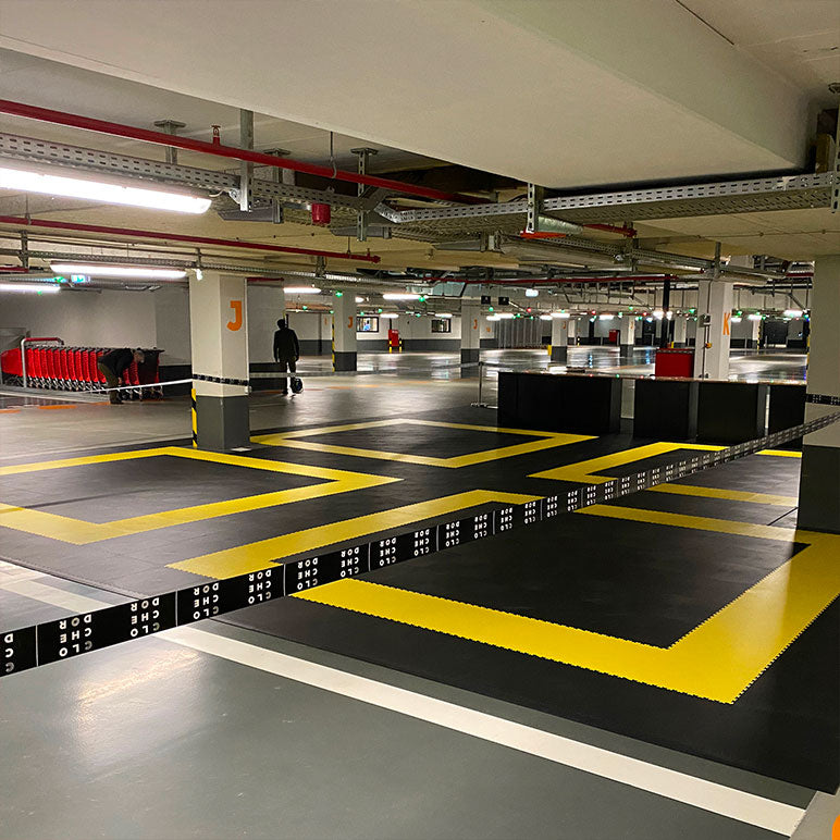 DALLE PVC MOSAÏK ∙ RECYCLÉ NOIR