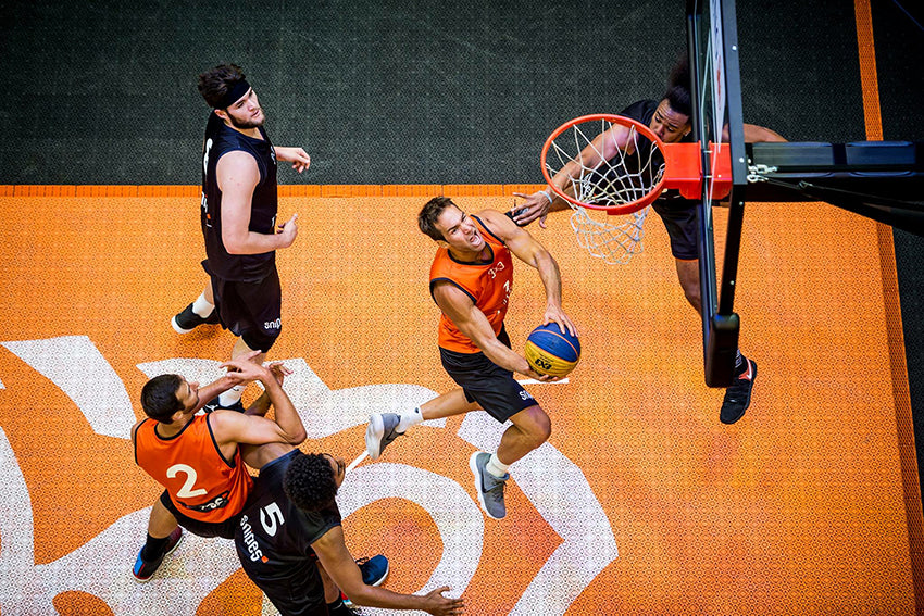 Terrain de basketball 3x3 Federation Allemande de Basketball - sol Bergo