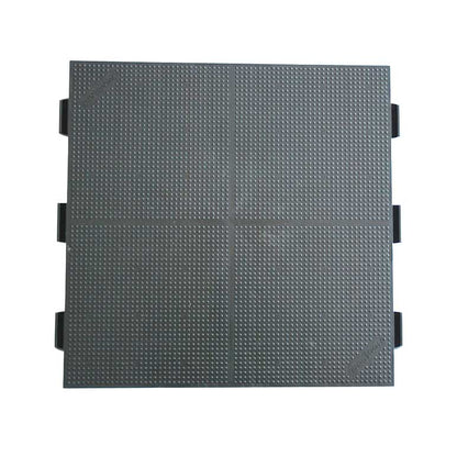 Dalle MOSOLUT EVENT pleine 500 x 500 mm, surface noire à picots