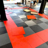 DALLE PVC MOSAÏK JOINTS INVISIBLES ∙ ROUGE