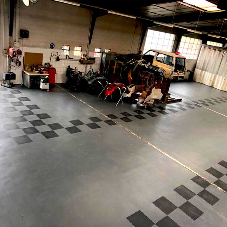 DALLE MOSAIK PVC ∙ GRIS-FONCÉ
