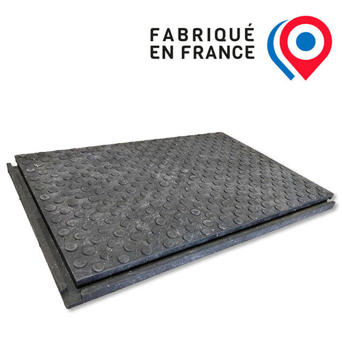 Plaque de roulage Mosaik Intense · accès chantier et parking