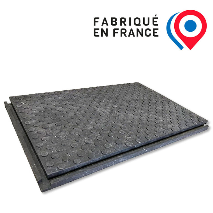 Plaque de roulage Mosaik Intense · accès chantier et parking