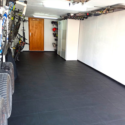 DESTOCKAGE - PVC Fliese UNSICHTBARE VERBINDUNGEN ∙ SCHWARZ 5 mm