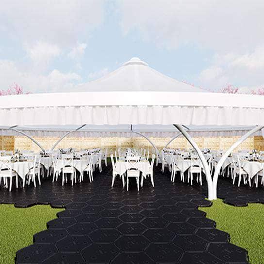 Installation von Bleiplatten