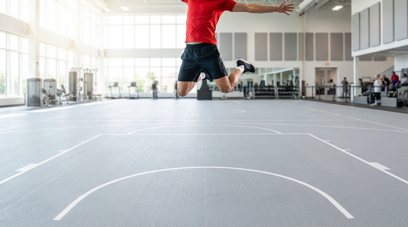 Gym flooring: the ideal surface for heavy use